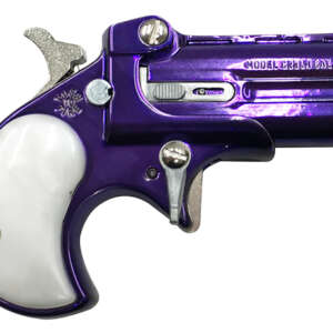 .22LR Derringer with Purple Jewel Tone Finish and Pearl Grips