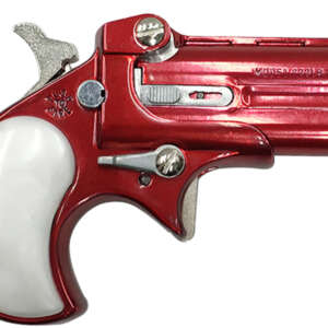 .22LR Derringer with Red Jewel Tone Finish and Pearl Grips