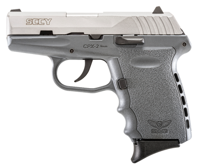 SCCY CPX-2 Pistol Gray 9mm 3.1" Barrel 10-Rounds - No Manual Safety