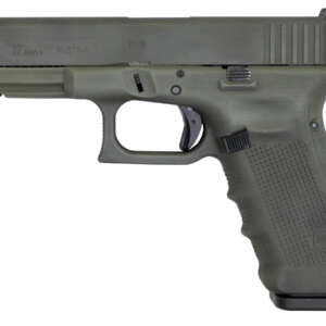 17 Gen4 9mm 17-Round Pistol with OD Green Battleworn Cerakote Finish