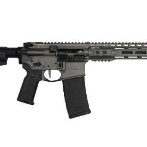 SIPR Type-A 5.56mm Pistol with Shockwave Blade Stock and Tungsten Finish