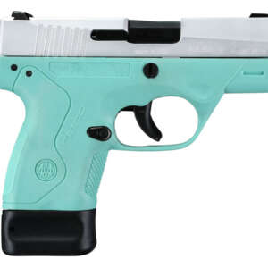 BU9 Nano 9mm Pistol with Robins Egg Blue Frame and Stainless Slide