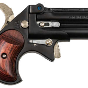 Big Bore 9mm Derringer with Black Cerakote Finish and Rosewood Grips