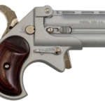 Big Bore 9mm Derringer with Satin Finish and Rosewood Grips