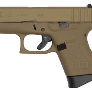 43 9mm Flat Dark Earth (FDE) Single Stack Pistol