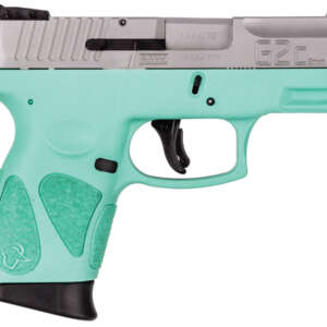 G2C 9mm Sub-Compact Pistol with Cyan Frame and Stainless Slide