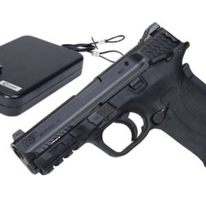 MP380 Shield EZ 380 ACP Pistol w/ Thumb Safety and Lockdown Large Handgun Vault