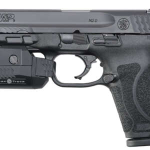 MP9 M2.0 Compact 9mm Pistol with Crimson Trace Rail Master Universal Tactical Light and No Thumb Safety