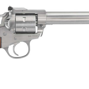 Blackhawk Bisley Stainless Exclusive 22LR Revolver with Hardwood Grips