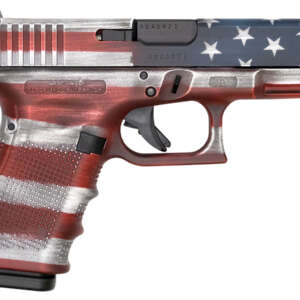 19 Gen4 9mm 15-Round Pistol with American Flag Battleworn Cerakote Finish (Made