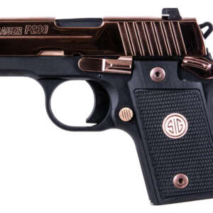 P238 380 ACP Polished Rose Gold Carry Conceal Pistol with Night Sights
