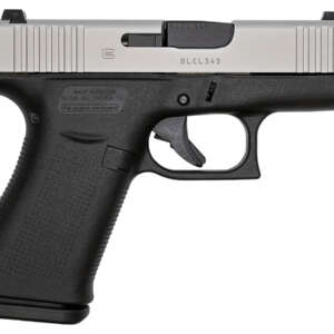 43X 9mm 10-Round Pistol with Silver Slide and Glock Night Sights