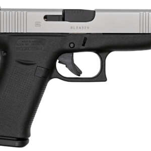 48 9mm 10-Round Pistol with Silver Slide and Glock Night Sights