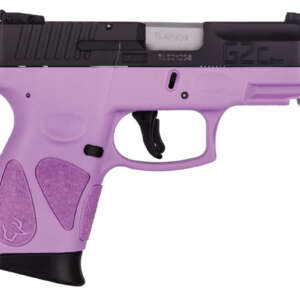 G2C 9mm Sub-Compact Pistol with Light Purple Frame and Black Slide