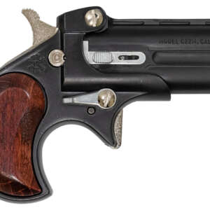 22 WMR Derringer with Black Powder Coat Finish and Rosewood Grips