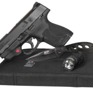 MP9 Shield M2.0 9mm Everyday Carry Kit w/ Crimson Trace Laser, Flashlight, Knife