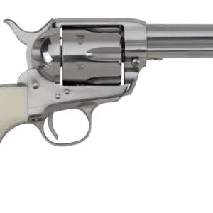 1873 Great Western II 45LC Deluxe Stainless Revolver with Ultra Ivory Grips