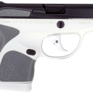 Spectrum .380 Auto White/Black Pistol with Gray Grips