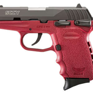 CPX-1 9mm Pistol with Crimson Frame and Black Slide