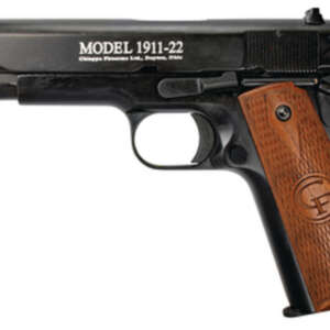 22LR 5in Barrel Black with Wood Grip 1911-22