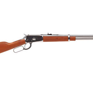 R92 45 Colt Lever-Action Rifle with Polished Stainless Finish and Brazilian Hardwood Stock