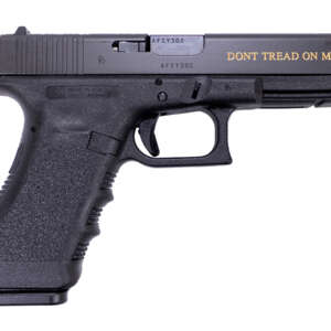 17 Gen3 9mm Pistol with Gadsen Snake and Dont Tread on Me Gold Engraving