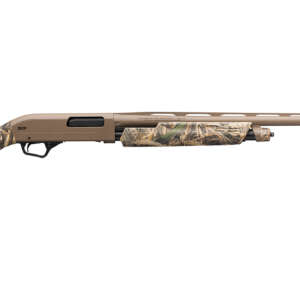 SXP Hybrid Hunter 12 Gauge Pump Shotgun with FDE Permacote Finish and Realtree Max-5 Camo Stock