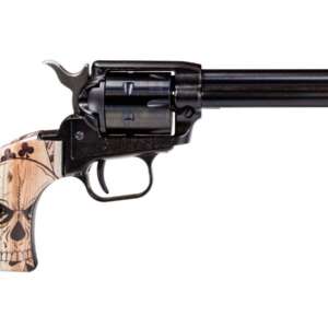 Rough Rider 22LR Rimfire Revolver with Deadmans Hand Grips and 4.75 Inch Barrel