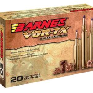 Barnes Bullets VOR-TX Rifle Ammunition Brass 556 Ammo 20-Rounds 70 Grain TSX Boat Tail