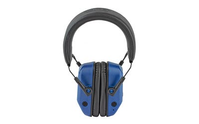 Champion Targets Vanquish Pro Electronic Hearing Muff Blue Over the Head For Adults