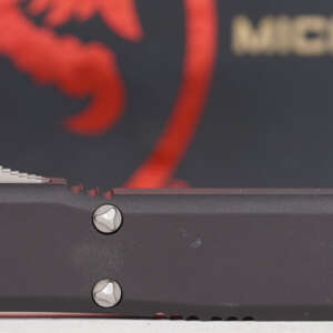 Microtech Ultratech D/E Stonewash Partial Serrated