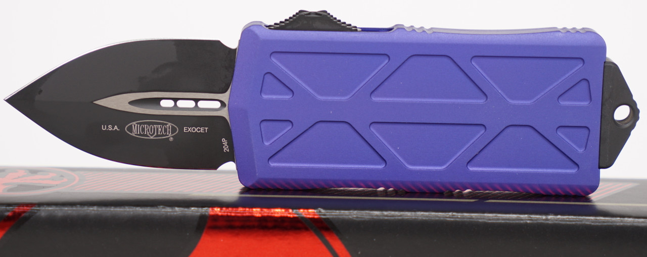 Microtech Exocet Purple Standard 157-1 PU