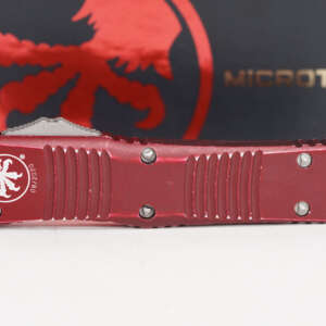 Microtech Combat Troodon T/E STW STD Merlot Distressed