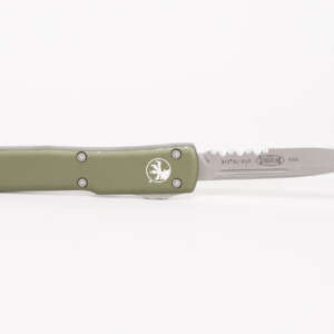 Microtech U.T.X-70 S/E OD GRN Apocalyptic Partial Serration