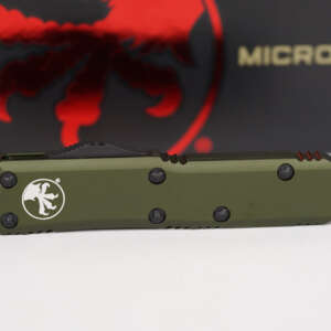Microtech UTX-85 T/E OD Green Partial Serration