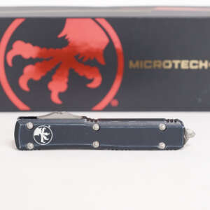 Microtech Ultratech D/E Stonewash Distressed BLK