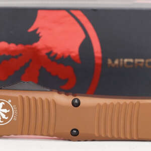 Microtech Combat Troodon D/E TAN Partial Serrated