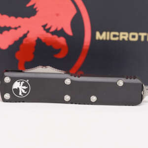 Microtech U.T.X. - 85 T/E Stonewash Partial Serration