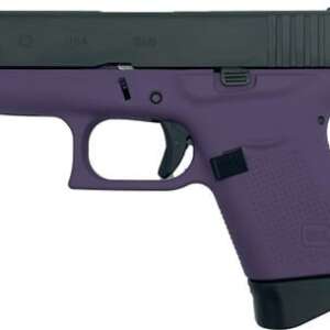 Glock 43 Purple / Black 9mm 3.39" Barrel 6-Rounds GrabAGun Exclusive