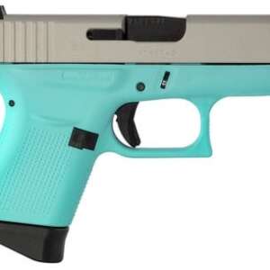 Glock 43 "Tiffany Blue" Robin's Egg Blue 9mm 3.39-inch Barrel 6-Rounds