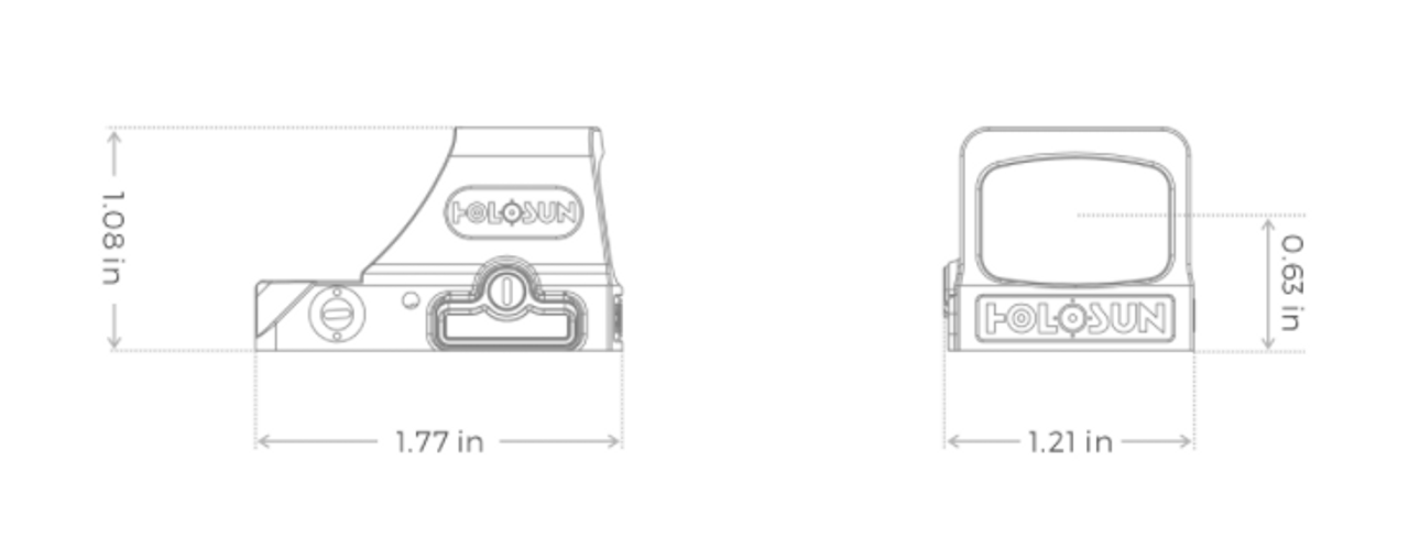 Holosun - HE508T-RD X2 - Red Dot - Image 2