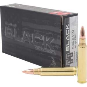 Hornady Black Brass 5.56 Nato 62-Grain 20-Rounds FMJ