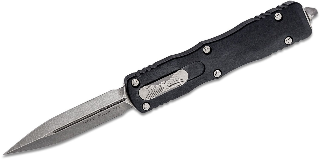 Microtech Dirac Delta D/E Stonewash BLK