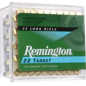 Remington Target Brass .22 LR 40-Grain 100-Rounds RN