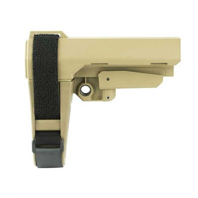 SB Tactical SBA3 FDE Brace 5-Position No Tube