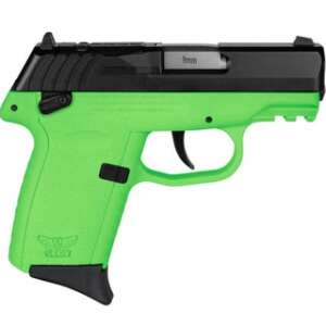 SCCY CPX-1 Gen 3 Lime Green 9mm 3.1" Barrel 10-Rounds RDR
