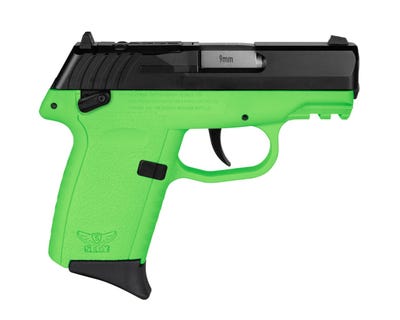 SCCY CPX-1 Gen 3 Lime Green 9mm 3.1" Barrel 10-Rounds RDR
