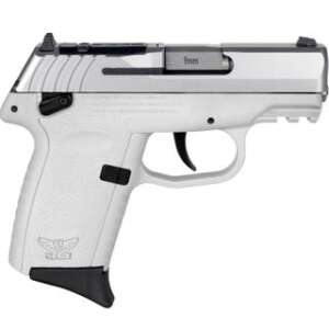 SCCY CPX-1 Gen 3 White/Stainless 9mm 3.1" Barrel 10-Rounds RDR