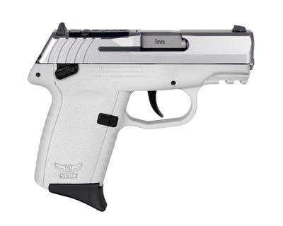 SCCY CPX-1 Gen 3 White/Stainless 9mm 3.1" Barrel 10-Rounds RDR