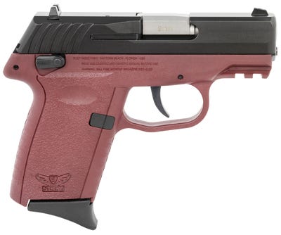 SCCY CPX-1 Gen3 Crimson 9mm 3.1" Barrel 10-Rounds Manual Safety